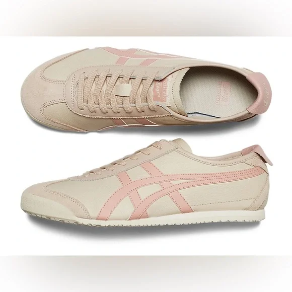 Onitsuka Tiger Mexico 66 Women’s Size 10 – Oatmeal Ginger Peach - Picture 2 of 7